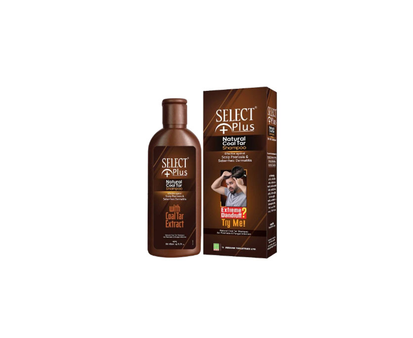 Select Plus Natural Coal Tar Shampoo 75ml