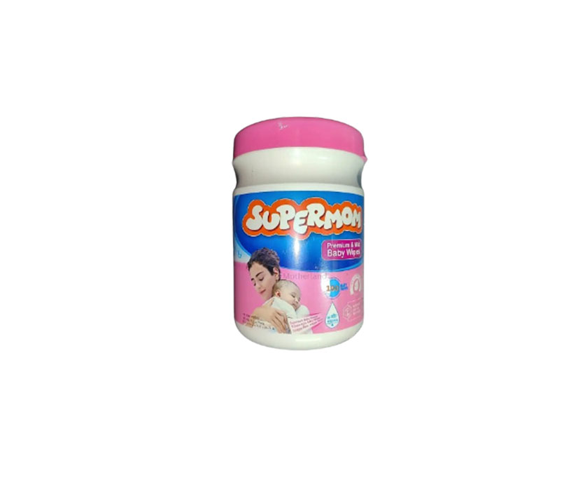 Supermom Baby wipes (wet tissue) 160Pcs Canister