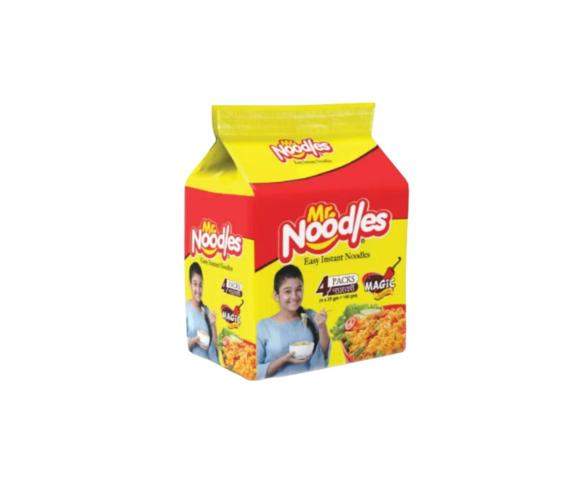 4Packs  Mr. noodles (M. Masala)