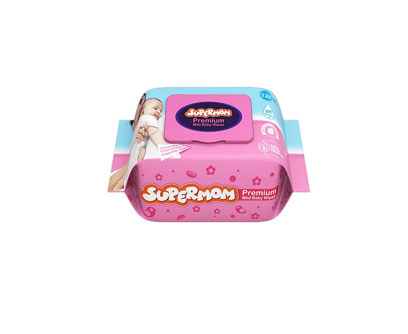 Supermom Wet Tissue  120Pcs